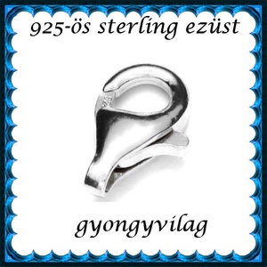 925-ös ezüst 1soros lánckapocs ELK 1s 39-11 - kellékek & szerszámok - gyöngyfűzés kellékek - egyéb alkatrész - Meska.hu