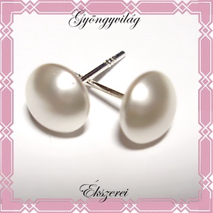 925-ös sterling ezüst fülbevaló Swarovski félig fúrt gömb 6mm  SFE-SW06-6, Ékszer, Pötty fülbevaló, Fülbevaló, Ékszerkészítés, Gyöngyfűzés, gyöngyhímzés, Meska