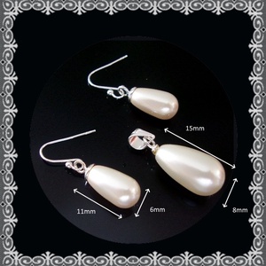 Swarovski félig fúrt csepp 925-ös sterling ezüst SSZE-SW02-2 11-15mm-es több színben, Ékszer, Ékszerszett, Ékszerkészítés, Gyöngyfűzés, gyöngyhímzés, Meska
