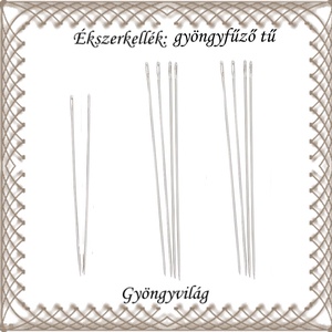Ékszerkellék: Gyöngyfűző tű   BFE 02, Kellékek & szerszámok, Gyöngyfűzés kellékek, Egyéb alkatrész, Ékszerkészítés, Ékszerkészítés, Hímzés, MESKA