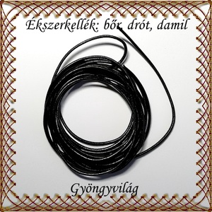 Ékszerkellék: fényezett valódi bőr szál FSZ03-1,75 fekete 1,75mm-es - gyöngy, ékszerkellék - egyéb alkatrész - Meska.hu Ékszerkellék: fényezett valódi bőr szál FSZ03-1,75 fekete 1,75mm-es - gyöngy, ékszerkellék - egyéb alkatrész - Meska.hu