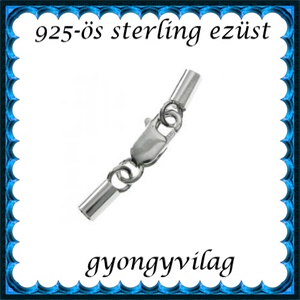 925-ös ezüst láncvég + kapocs ELK K+V 07-2,8 - gyöngy, ékszerkellék - egyéb alkatrész - Meska.hu 925-ös ezüst láncvég + kapocs ELK K+V 07-2,8 - gyöngy, ékszerkellék - egyéb alkatrész - Meska.hu