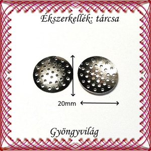 Ékszekellék: tárcsa BEK T01-20 8db/ cs - kellékek & szerszámok - ékszerkellék - medáltartó, medálkapocs - Meska.hu