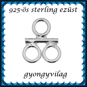 925-ös sterling ezüst ékszerkellék: kandeláber/ továbbépíthető EKA 62, Kellékek & szerszámok, Gyöngyfűzés kellékek, Egyéb alkatrész, Ékszerkészítés, Mindenmás, Ékszerkészítés, MESKA