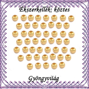 Ékszerkellék: köztes / díszítőelem / gyöngy BKÖ 1S 05-3a 100db/csomag, Kellékek & szerszámok, Gyöngyfűzés kellékek, Fém köztesek, Ékszerkészítés, Mindenmás, Ékszerkészítés, MESKA