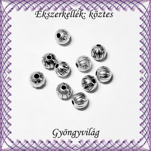 Ékszerkellék: köztes / díszítőelem / gyöngy BKÖ 1S 16-4e 20db/csomag, Kellékek & szerszámok, Gyöngyfűzés kellékek, Fém köztesek, Ékszerkészítés, Mindenmás, Ékszerkészítés, MESKA