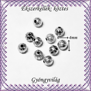 Ékszerkellék: köztes / díszítőelem / gyöngy BKÖ 1S 16-4e 10db/csomag - gyöngy, ékszerkellék - fém köztesek - Meska.hu Ékszerkellék: köztes / díszítőelem / gyöngy BKÖ 1S 16-4e 10db/csomag - gyöngy, ékszerkellék - fém köztesek - Meska.hu