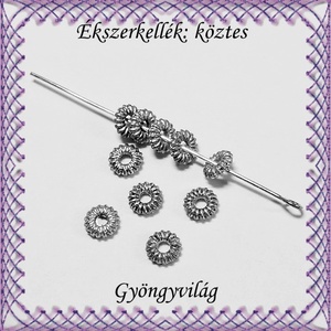 Ékszerkellék: köztes / díszítőelem / gyöngy BKÖ 1S 19 30db/csomag, Kellékek & szerszámok, Gyöngyfűzés kellékek, Fém köztesek, Ékszerkészítés, Mindenmás, Ékszerkészítés, MESKA