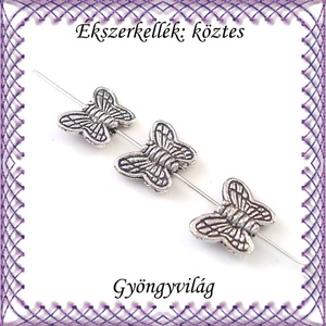 Ékszerkellék: köztes / díszítőelem / gyöngy BKÖ 1S 14 20db/csomag - kellékek & szerszámok - gyöngyfűzés kellékek - fém köztesek - Meska.hu
