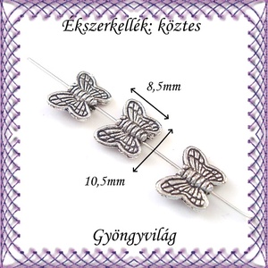 Ékszerkellék: köztes / díszítőelem / gyöngy BKÖ 1S 14 20db/csomag - kellékek & szerszámok - gyöngyfűzés kellékek - fém köztesek - Meska.hu