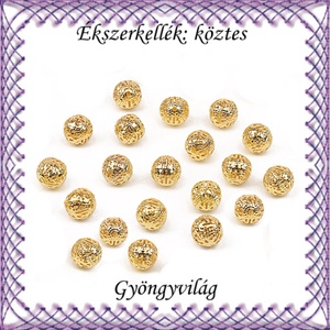 Ékszerkellék: köztes / díszítőelem / gyöngy BKÖ 1S 32-4a 30db/csomag, Kellékek & szerszámok, Gyöngyfűzés kellékek, Fém köztesek, Ékszerkészítés, Mindenmás, Ékszerkészítés, MESKA