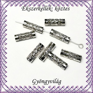 Ékszerkellék: köztes / díszítőelem / gyöngy BKÖ 1S 33 12db/csomag, Kellékek & szerszámok, Gyöngyfűzés kellékek, Fém köztesek, Ékszerkészítés, Mindenmás, Ékszerkészítés, MESKA