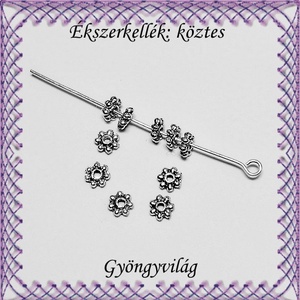 Ékszerkellék: köztes / díszítőelem / gyöngy BKÖ 1S 20-5e 30db/csomag - gyöngy, ékszerkellék - fém köztesek - Meska.hu