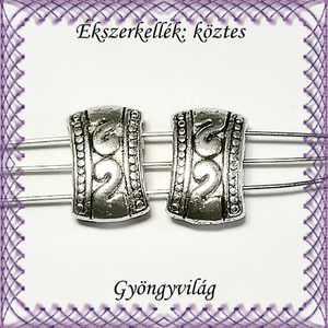 Ékszerkellék: köztes / díszítőelem / gyöngy BKÖ 3S 09-2e 8db - gyöngy, ékszerkellék - fém köztesek - Meska.hu