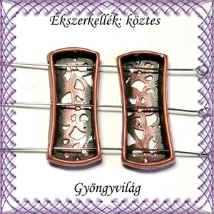 Ékszerkellék: köztes / díszítőelem / gyöngy BKÖ 3S 12vb 4db - kellékek & szerszámok - gyöngyfűzés kellékek - fém köztesek - Meska.hu
