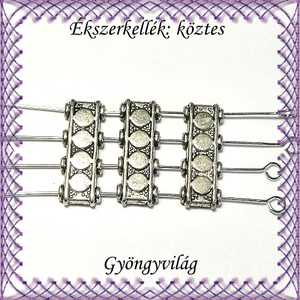 Ékszerkellék: köztes / díszítőelem / gyöngy BKÖ 4S 2e 10db - gyöngy, ékszerkellék - fém köztesek - Meska.hu