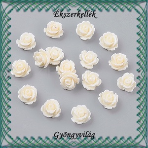 Ékszerkellék: gyanta virág BGYV 03 20db - Meska.hu