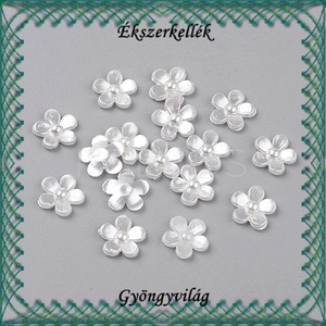 Ékszerkellék: akril virág GYA-TV02 25db - gyöngy, ékszerkellék - üveggyöngy - Meska.hu Ékszerkellék: akril virág GYA-TV02 25db - gyöngy, ékszerkellék - üveggyöngy - Meska.hu