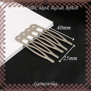 Ékszerkellék: hajtű, hajcsat, kitűző BEK H01 4-5 - gyöngy, ékszerkellék - üveggyöngy - Meska.hu Ékszerkellék: hajtű, hajcsat, kitűző BEK H01 4-5 - gyöngy, ékszerkellék - üveggyöngy - Meska.hu