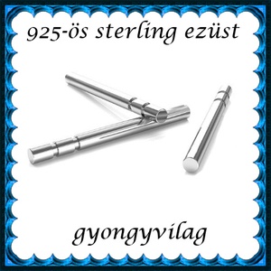 925-ös ezüst fülbevaló kapocs EFK B 40-13 - gyöngy, ékszerkellék - egyéb alkatrész - Meska.hu 925-ös ezüst fülbevaló kapocs EFK B 40-13 - gyöngy, ékszerkellék - egyéb alkatrész - Meska.hu