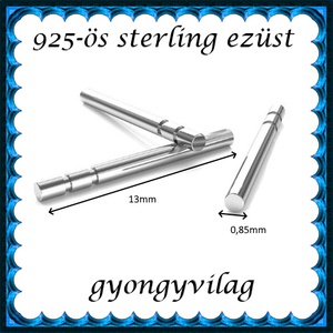 925-ös ezüst fülbevaló kapocs EFK B 40-13 - gyöngy, ékszerkellék - egyéb alkatrész - Meska.hu 925-ös ezüst fülbevaló kapocs EFK B 40-13 - gyöngy, ékszerkellék - egyéb alkatrész - Meska.hu