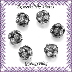 Ékszerkellék: köztes / díszítőelem / gyöngy BKÖ 1S 36-6f crystal 5db/csomag - gyöngy, ékszerkellék - fém köztesek - Meska.hu Ékszerkellék: köztes / díszítőelem / gyöngy BKÖ 1S 36-6f crystal 5db/csomag - gyöngy, ékszerkellék - fém köztesek - Meska.hu