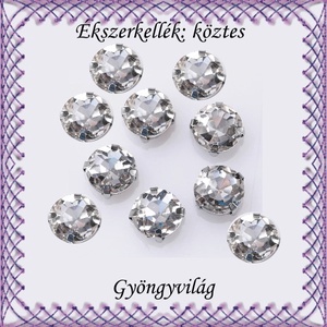 Ékszerkellék: köztes / díszítőelem / gyöngy BKÖ 2S 09-5 15db/csomag, Kellékek & szerszámok, Gyöngyfűzés kellékek, Fém köztesek, Ékszerkészítés, Mindenmás, Ékszerkészítés, MESKA