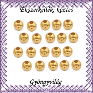 Ékszerkellék: köztes / díszítőelem / gyöngy BKÖ 1S 05-6a 30db/csomag, Kellékek & szerszámok, Gyöngyfűzés kellékek, Fém köztesek, Ékszerkészítés, Mindenmás, Ékszerkészítés, MESKA