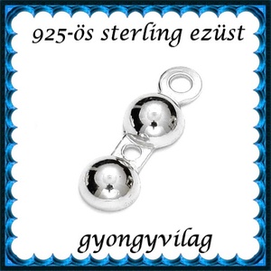 925-ös ezüst csomótakaró ECST 06-4e - kellékek & szerszámok - gyöngyfűzés kellékek - egyéb alkatrész - Meska.hu