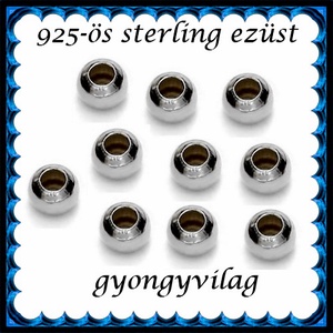 925-ös ezüst köztes / gyöngy / dísz EKÖ 10-1,8r - gyöngy, ékszerkellék - fém köztesek - Meska.hu 925-ös ezüst köztes / gyöngy / dísz EKÖ 10-1,8r - gyöngy, ékszerkellék - fém köztesek - Meska.hu