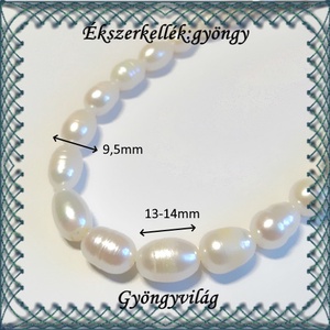 Ékszerkellék: igazgyöngy fűzér GYI-28 13-14mm fehér - gyöngy, ékszerkellék - igazgyöngy - Meska.hu Ékszerkellék: igazgyöngy fűzér GYI-28 13-14mm fehér - gyöngy, ékszerkellék - igazgyöngy - Meska.hu