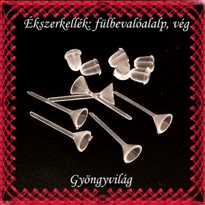 Ékszerkellék: fülbevaló alap BFK-SZ01-5x3 mm 20pár/cs, Kellékek & szerszámok, Ékszerkellék, Fülbevaló alap, Ékszerkészítés, Mindenmás, Ékszerkészítés, MESKA