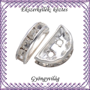 Ékszerkellék: köztes / díszítőelem / gyöngy BKÖ 2S 10e 5db, Kellékek & szerszámok, Gyöngyfűzés kellékek, Fém köztesek, Ékszerkészítés, Mindenmás, Ékszerkészítés, MESKA