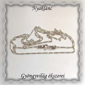 925-ös sterling ezüst lánc SSZ EÜL 03-63 - ékszer - nyaklánc - párhuzamos nyaklánc - Meska.hu 925-ös sterling ezüst lánc SSZ EÜL 03-63 - ékszer - nyaklánc - párhuzamos nyaklánc - Meska.hu