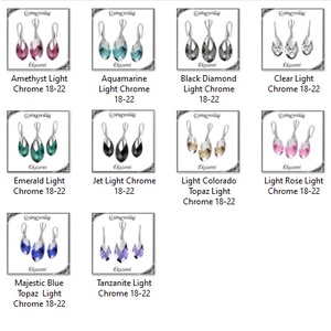 Swarovski csepp medál-fülbevaló szett, 925-ös sterling ezüst kapoccsal SSZE-SW6565-SZ18-22 - ékszer - fülbevaló - lógó csepp fülbevaló - Meska.hu Swarovski csepp medál-fülbevaló szett, 925-ös sterling ezüst kapoccsal SSZE-SW6565-SZ18-22 - ékszer - fülbevaló - lógó csepp fülbevaló - Meska.hu