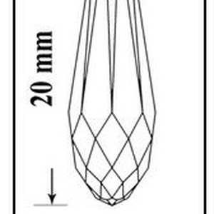 Ékszerkellék: Swarovski kristály csepp 20mm-es medál több színben 6530 - kellékek & szerszámok - gyöngyfűzés kellékek - swarovski kristályok - Meska.hu