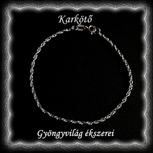 Ékszerek-karkötők: 925-ös sterling ezüst karkötő SSZ-EÜK 07-18-1,55e - ékszer - nyaklánc - medál nélküli nyaklánc - Meska.hu