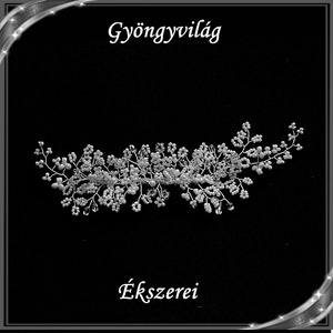 Ékszerek-hajdíszek, hajcsatok: Esküvői, menyasszonyi, alkalmi hajdísz S-H-FÉ04e - esküvő - hajdísz - kontydísz & hajdísz - Meska.hu