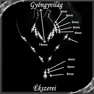 Esküvői, menyasszonyi, alkalmi ékszer szett, swarovszki kristály SSZ-ESW03-1 - esküvő - ékszer - Meska.hu