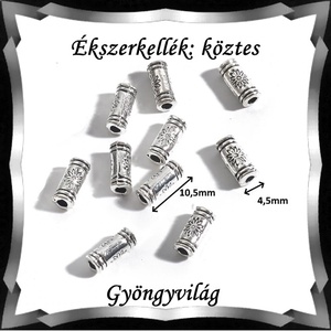 Ékszerkellék: köztes / díszítőelem / gyöngy  BKÖ 1S 44 20db/csomag - kellékek & szerszámok - gyöngyfűzés kellékek - fém köztesek - Meska.hu