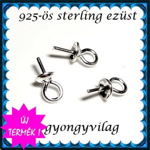 925-ös ezüst medálkapocs EMK 07-3 - gyöngy, ékszerkellék - egyéb alkatrész - Meska.hu 925-ös ezüst medálkapocs EMK 07-3 - gyöngy, ékszerkellék - egyéb alkatrész - Meska.hu
