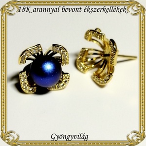 18K arannyal bevont ékszerkellék: fülbevalóalap  ABFK 01 - kellékek & szerszámok - ékszerkellék - fülbevaló alap - Meska.hu
