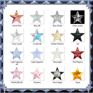 Ékszerkellék: Swarovski csillag 20 mm-es több színben 6714 - kellékek & szerszámok - gyöngyfűzés kellékek - swarovski kristályok - Meska.hu