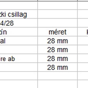 Ékszerkellék: Swarovski csillag 28 mm-es több színben 6714 - gyöngy, ékszerkellék - swarovski kristályok - Meska.hu