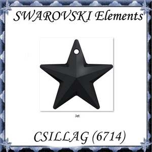 Ékszerkellék: Swarovski csillag 40 mm-es több színben 6714 - gyöngy, ékszerkellék - swarovski kristályok - Meska.hu