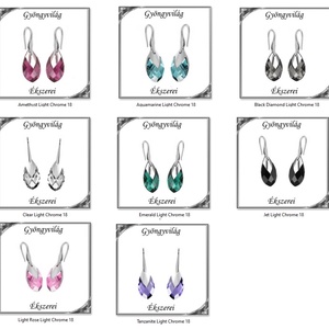Swarovski csepp fülbevaló, 925-ös sterling ezüst kapoccsal SSZE-SW6565-F18 - ékszer - fülbevaló - lógó csepp fülbevaló - Meska.hu Swarovski csepp fülbevaló, 925-ös sterling ezüst kapoccsal SSZE-SW6565-F18 - ékszer - fülbevaló - lógó csepp fülbevaló - Meska.hu