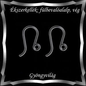 Ékszerkellék: fülbevaló alap BFK-SZ10 13 20pár/cs - kellékek & szerszámok - gyöngyfűzés kellékek - egyéb alkatrész - Meska.hu