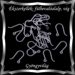 Ékszerkellék: fülbevaló alap BFK-SZ10 13 20pár/cs - kellékek & szerszámok - gyöngyfűzés kellékek - egyéb alkatrész - Meska.hu