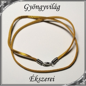 Ékszerek-nyakláncok: hasított bőr nyaklánc SLEB-BÜ01 2,5 - ékszer - nyaklánc - medál nélküli nyaklánc - Meska.hu