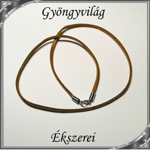 Ékszerek-nyakláncok: hasított bőr nyaklánc SLEB-BÜ01 2,5 - ékszer - nyaklánc - medál nélküli nyaklánc - Meska.hu